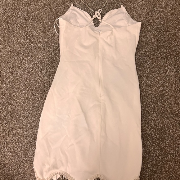 White Fashion Nova Mini Dress - Small - Bachelorette Party Dress - Picture 5 of 7